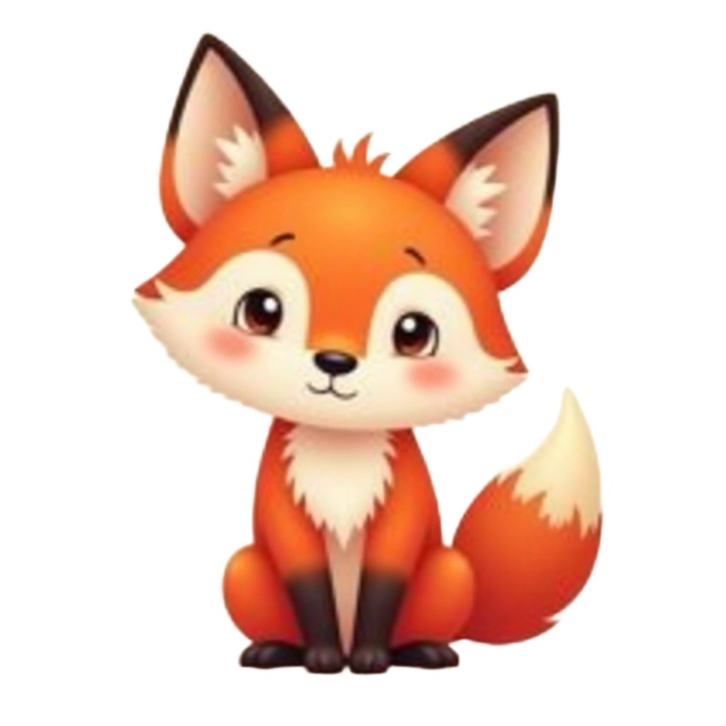 Cute Fox Illustration